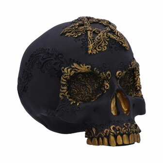 Nemesis Now - Divine Demise Black and Gold Skull 15.5cm