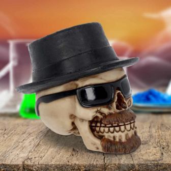 Nemesis Now - Small Badass Hat and Sunglasses Skull 14cm