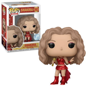 Funko POP! Shakira Metallic Red Dress 393 Exclusive