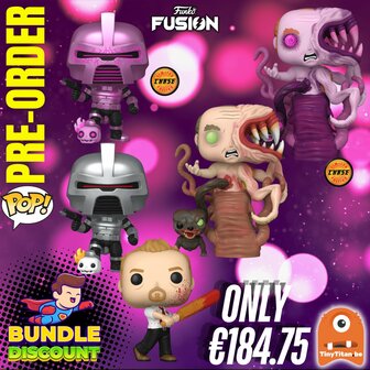 Funko POP!  Funko Fusion third Bundle of 3 + 2 CHASE Games Pre-Order