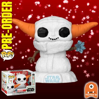 Funko POP! Grogu snowman 748 Holiday 24 Star Wars Pre-Order