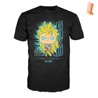 Funko T-Shirt Dragon Ball Z - Super Saiyan 3 Goku - Size Large