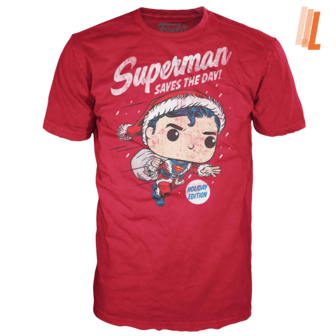 Funko T-Shirt Superman - Holiday Edition - Size Large