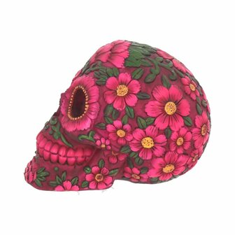 Nemesis Now - Sugar Blossom Pink Skull 14.5cm