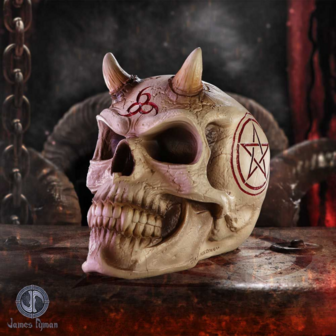 Nemesis Now - James Ryman 666 Skull 20cm