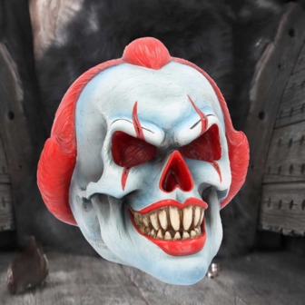 Nemesis Now - Play Time Skull Ornament Scary Horror Clown Head 18.0cm