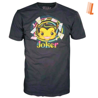 Funko T-Shirt Batman - Joker haha Black Light - Size Large