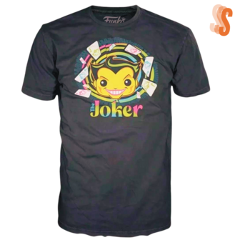 Funko T-Shirt Batman - Joker haha Black Light - Size Small