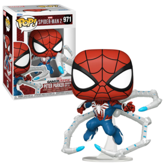 Funko POP! Peter Parker Advanced Suit 2.0 971 Spider-man 2 Games