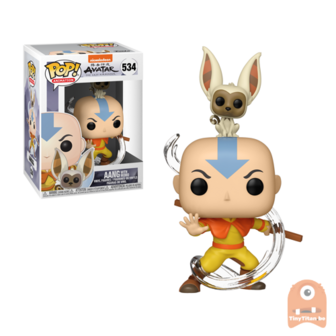 Funko POP! Animation Aang with Momo 534 Avatar - The Last Airbender