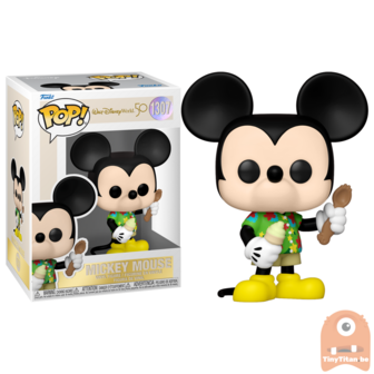 Funko POP! Disney Mickey Mouse w/ ice Cream 1307 Disney World 50 Years