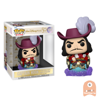 Funko POP! Disney Captain Hook At The Peter Pan Flight Attraction 109 Disney World 50 Years