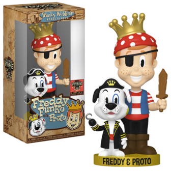 Funko Wacky Wobbler POP Freddy Funko w/ proto SE Rugrats Box of Fun SDCC 2024 Exclusive R