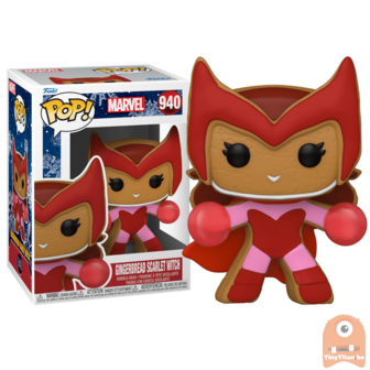 Funko POP! Marvel Gingerbread Scarlet Witch 940 Holiday Series