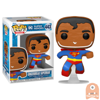 Funko POP! Heroes Gingerbread Superman 443 Holiday Series