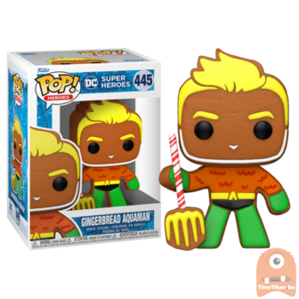 Funko POP! Heroes Gingerbread Aquaman 445 Holiday Series