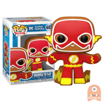 Funko POP! Heroes Gingerbread The Flash 447 Holiday Series