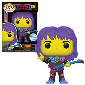 Funko POP! TV Eddie BlackLight 1250 Stranger Things Exclusive 