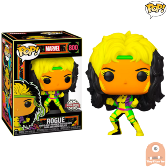 Funko POP! Marvel Rogue Black Light Glow 800 Exclusive 