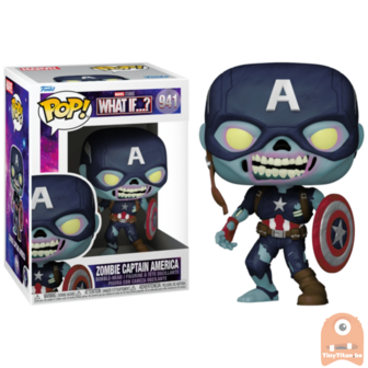 Funko POP! Marvel Zombie Captain America 941 What If 