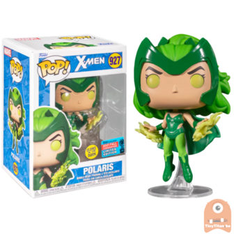 Funko POP! Marvel Polaris GITD NYCC 2021 X-Men 927  Virtual Con Fall Convention Exclusive LE 