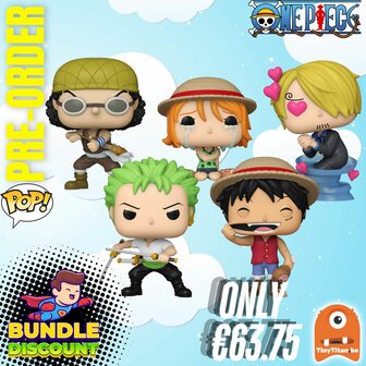 Funko POP! Super Discount Bundle of 5 One Piece Pre-Order