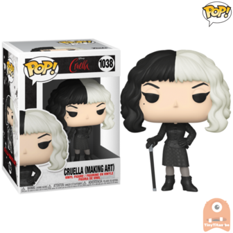 Funko POP! Disney Cruella Making Art 1038 Cruella Movie 