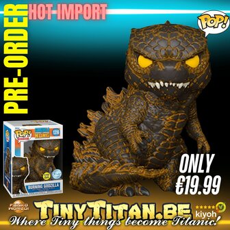 Funko POP!  Burning Godzilla GITD Godzilla Singular Point Exclusive Pre-order