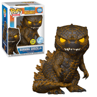 Funko POP!  Burning Godzilla GITD Godzilla Singular Point Exclusive Pre-order