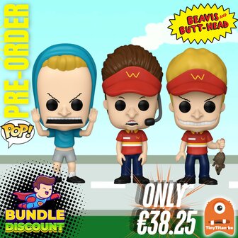 Funko POP! Super Discount Bundle of 3 Beavis and Butthead Pre-Order