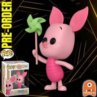 Funko POP! Piglet with Pinwheel 1514 Winnie Te Pooh Disney Pre-Order