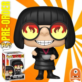 Funko POP! Edna Mode 1507 Incredibles 20th Anniversary Disney  Pre-Order