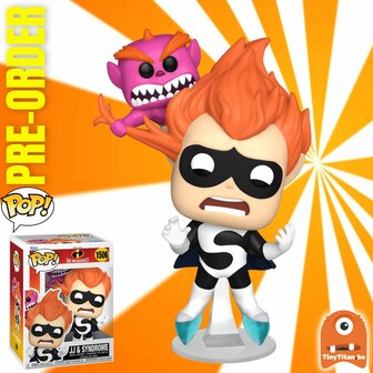 Funko POP! JJ &amp; Syndrome 1506 Incredibles 20th Anniversary Disney  Pre-Order