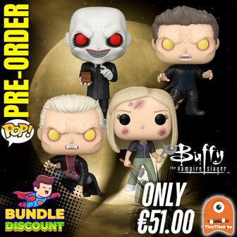 Funko POP! Super Discount Bundle of 4 Buffy The Vampire Slayer Pre-Order