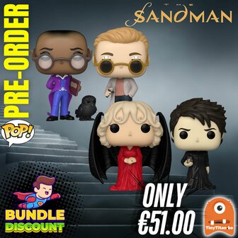 Funko POP! Super Discount Bundle of 4 The Sandman Pre-Order