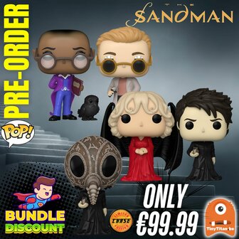 Funko POP! Super Discount Bundle of 4 + CHASE The Sandman Pre-Order