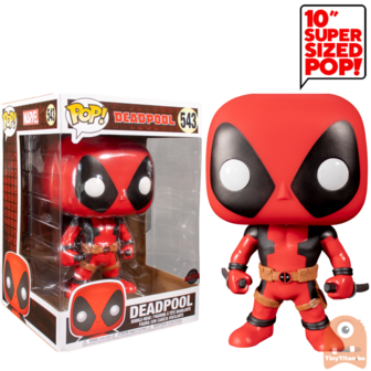 Funko POP! Marvel Deadpool w/ Swords Red 10 INCH 543 Exclusive