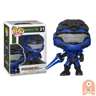 Funko POP! Games Sparten Mark V B w/ Energy Sword 21 Halo 