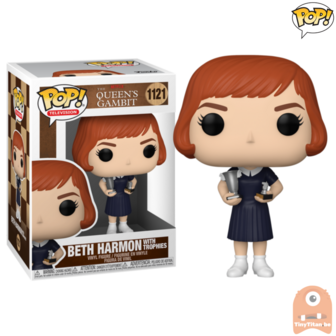 Funko POP! TV Beth w/ Throphies 1121 The Queen&#039;s Gambit 