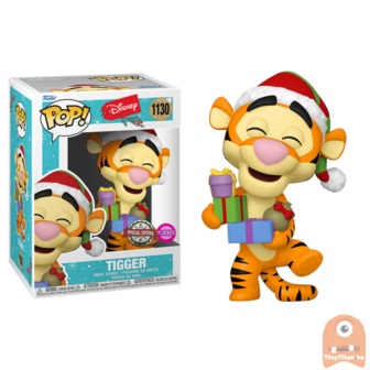 Funko POP! Disney Tigger Flocked 1130 Holiday Exclusive 