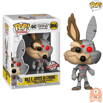 Funko POP! Animation Wile E. Coyote as Cyborg 866 Looney Tunes Exclusive