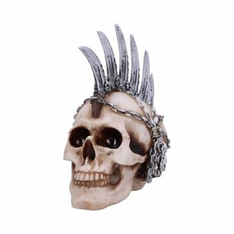 Nemesis Now - Chain Blade Mohican Mohawk Knife Skull 17.5cm