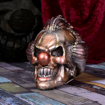 Nemesis Now - Mechanical Laughter Horror Steampunk Clown Skull 18.0cm