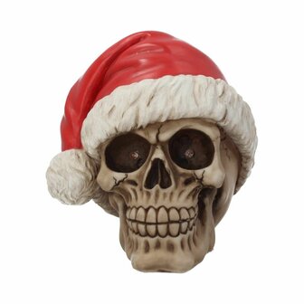 Nemesis Now - Silent Night Christmas Skull 15.5cm