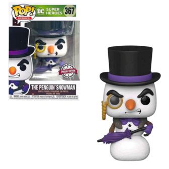 Funko POP! The Penguin Snowman 367 DC Super Heroes Exclusive