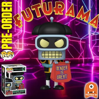 Funko POP! bender matador 1756 Futurama Pre-Order