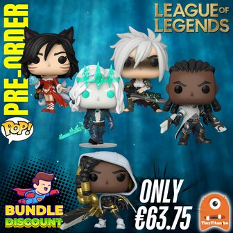 Funko POP! Super Discount Bundle of 5 League of Legends Pre-Order