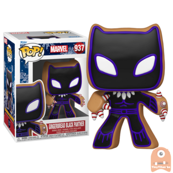 Funko POP! Marvel Gingerbread Black Panther 937 Holiday Series