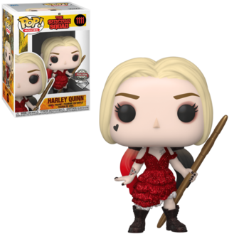 Funko POP! Heroes  Harley Quinn Diamond Glitter 1111 Suicide Squad Exclusive