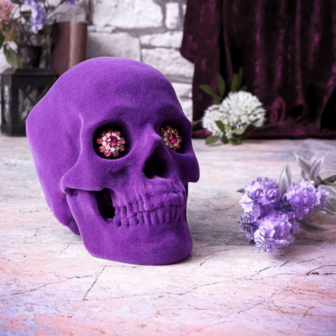 Nemesis Now - Jewelled Gaze Purple Skull 18.7cm